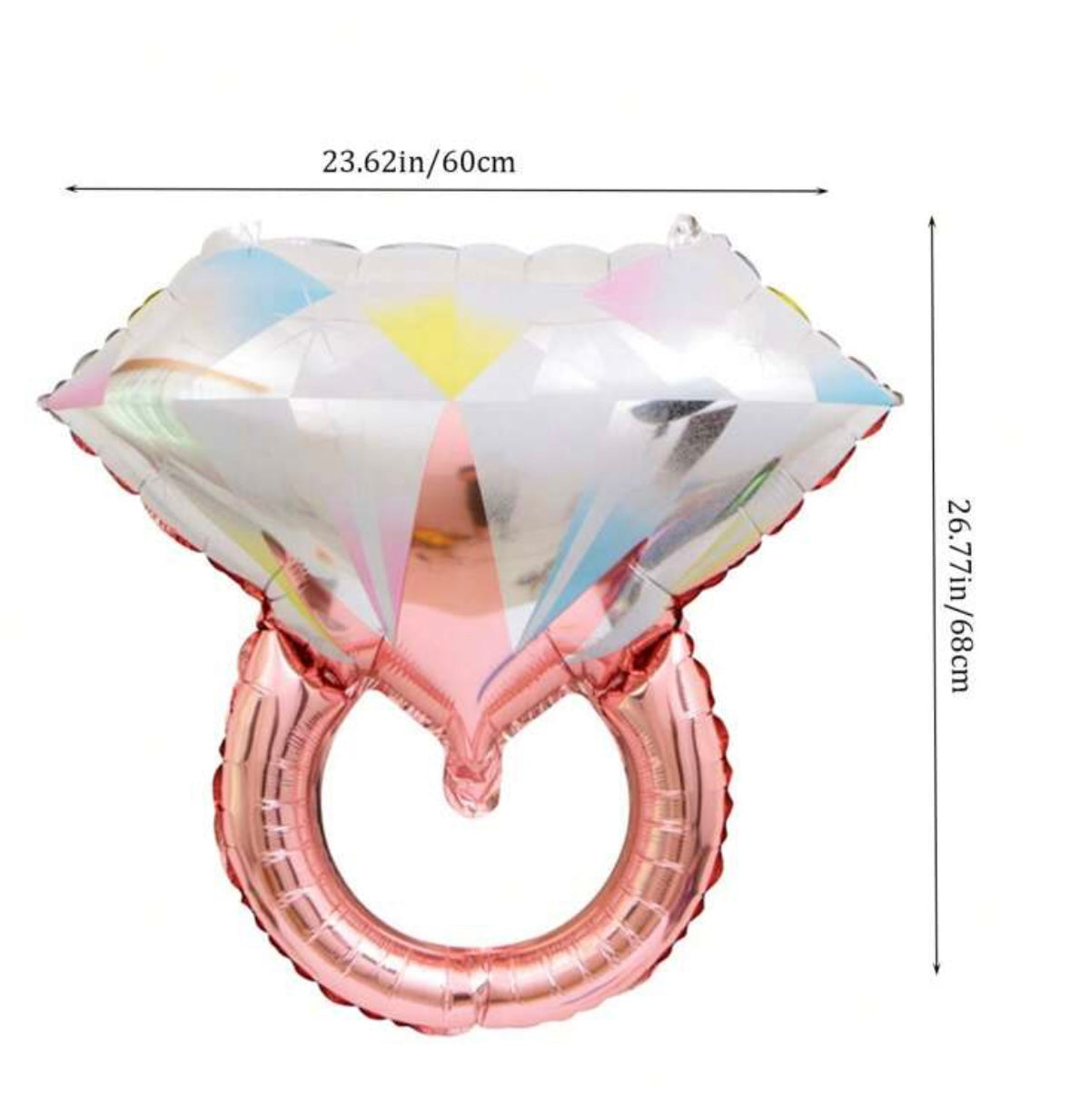 24in Diamond Ring Balloon