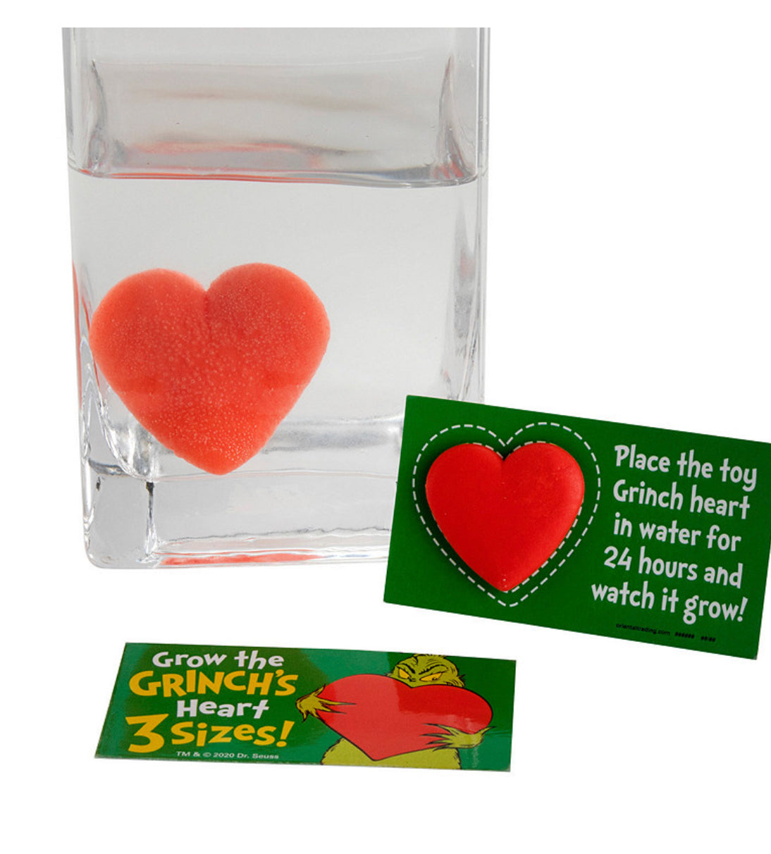 Watch it Grow Dr. Seuss™ The Grinch Hearts Water Toys with Card