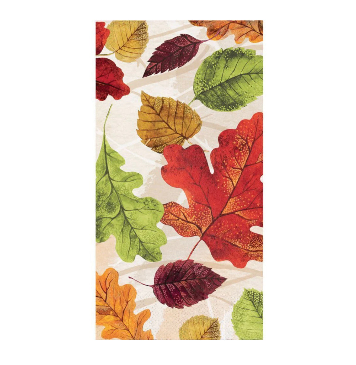 LUXE LEAVES FALL THANKSGIVING PAPER GUEST NAPKINS