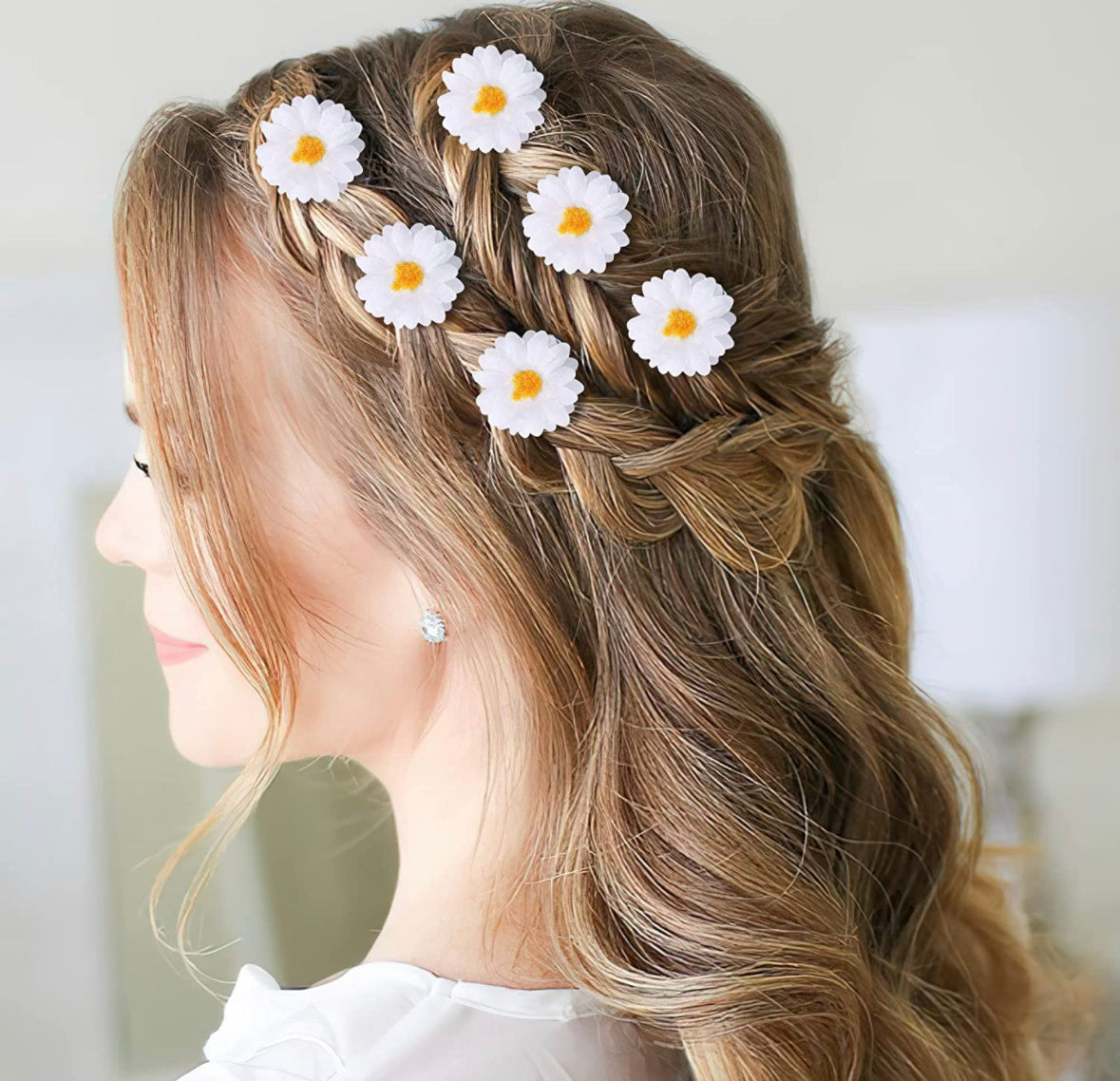 6 pc Daisy Clips
