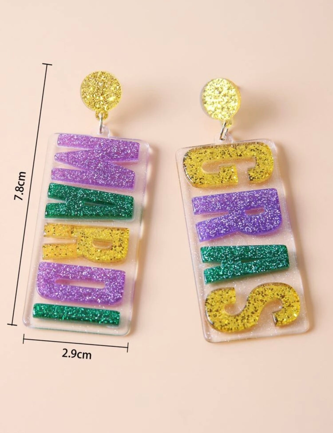 Mardi Gras Dangles