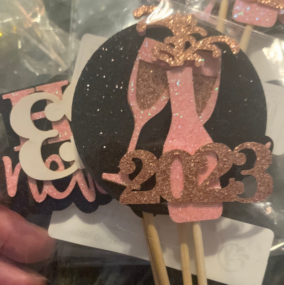 New Year Cake Topper