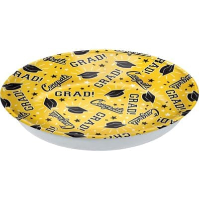 Congrats Grad Serving Bowl