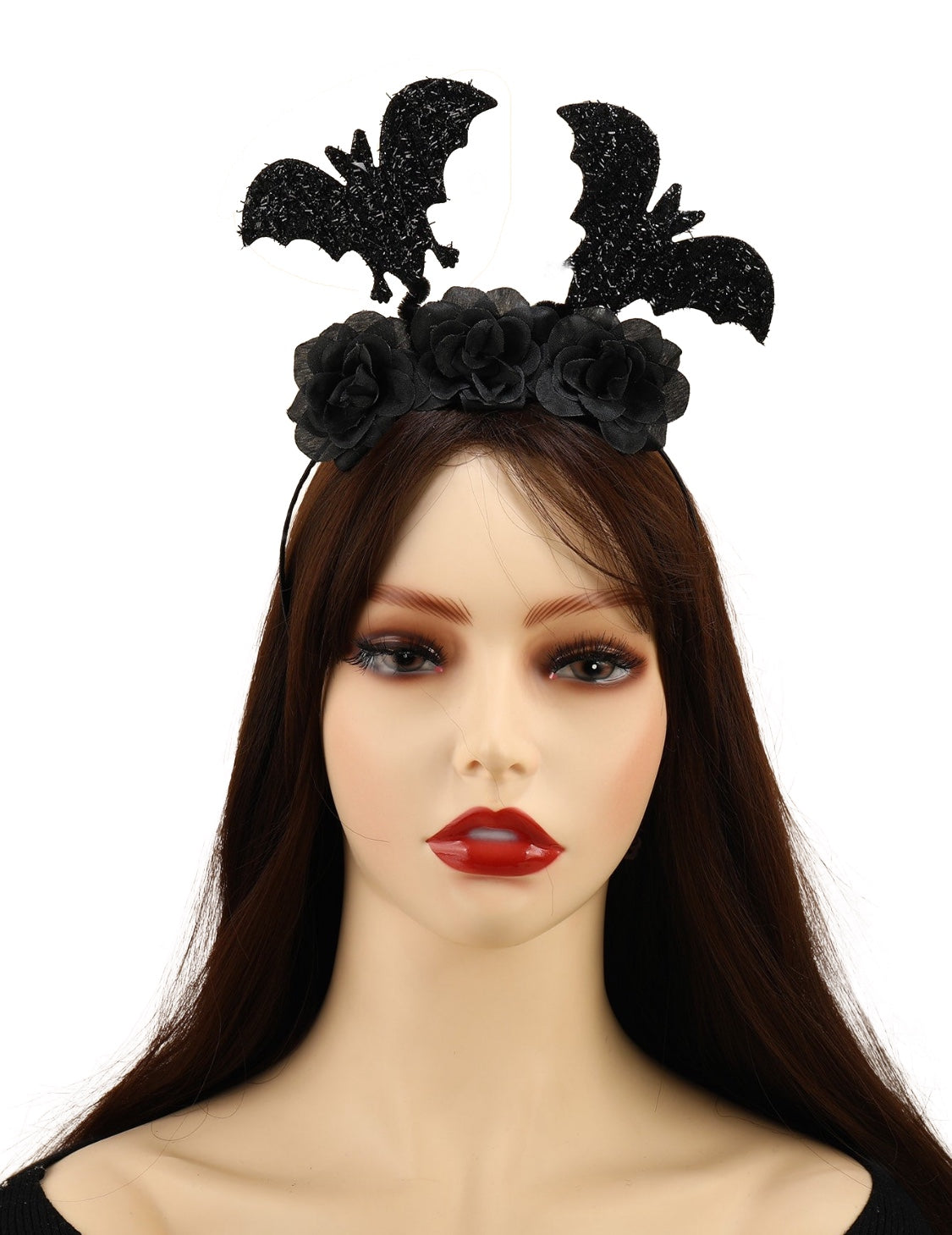 Bat & Flower Decor Headband