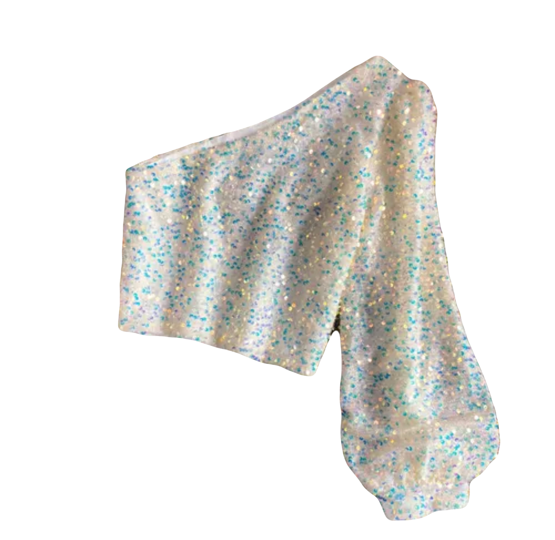 One Shoulder Sequin Top