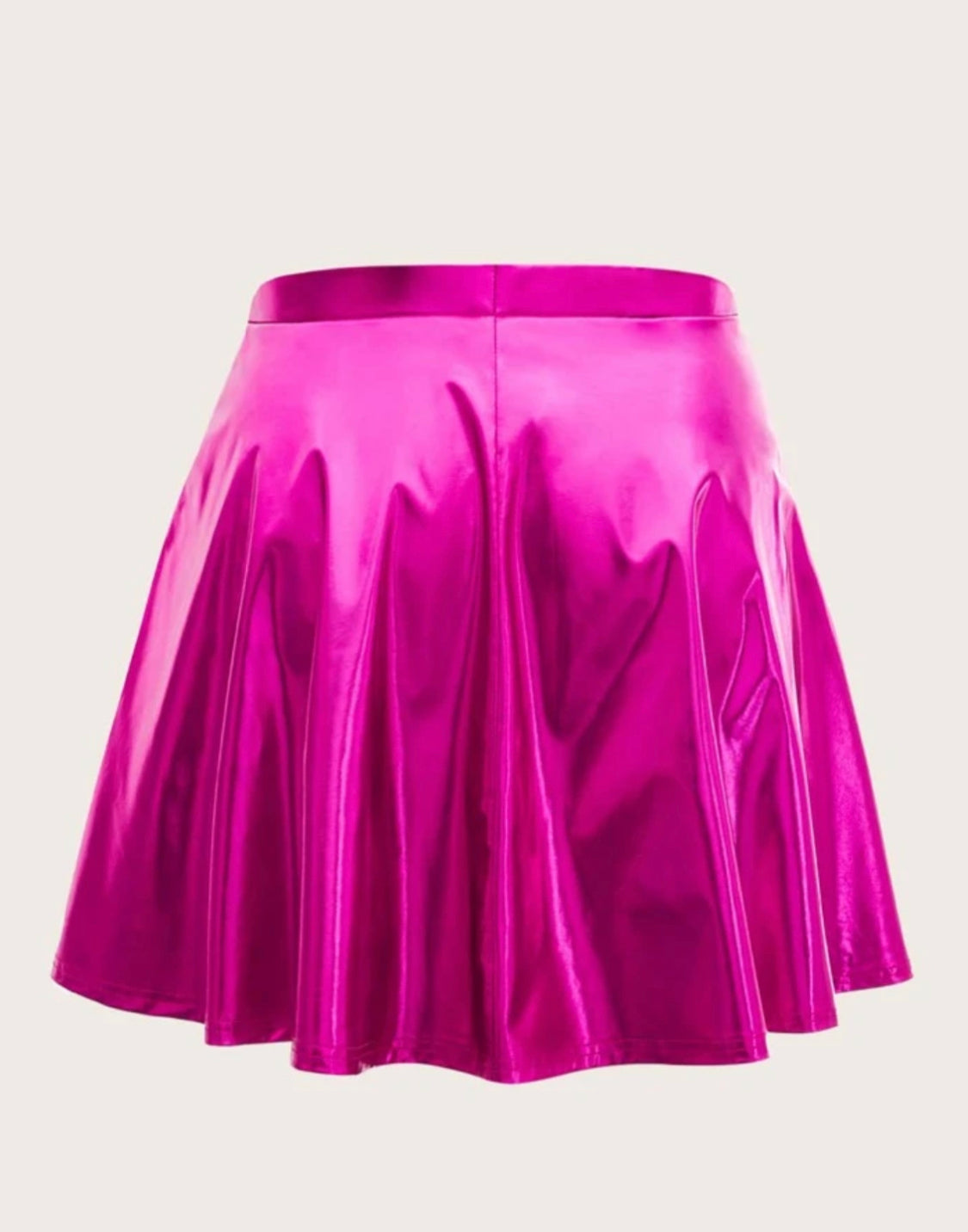 Plus Size Metallic Rave Skirt