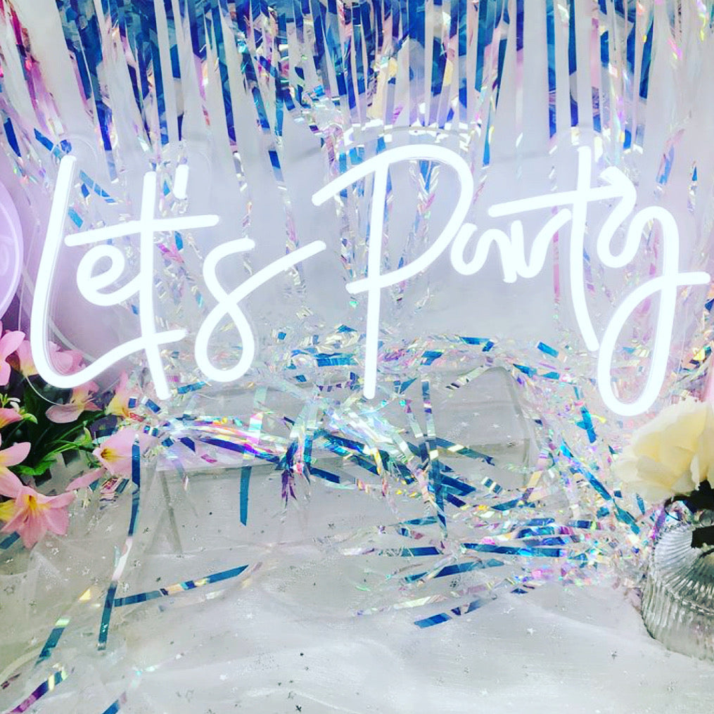 Let’s Party Neon Sign