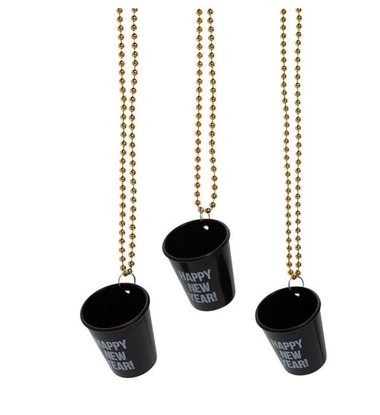New Year Shot Glass Necklace