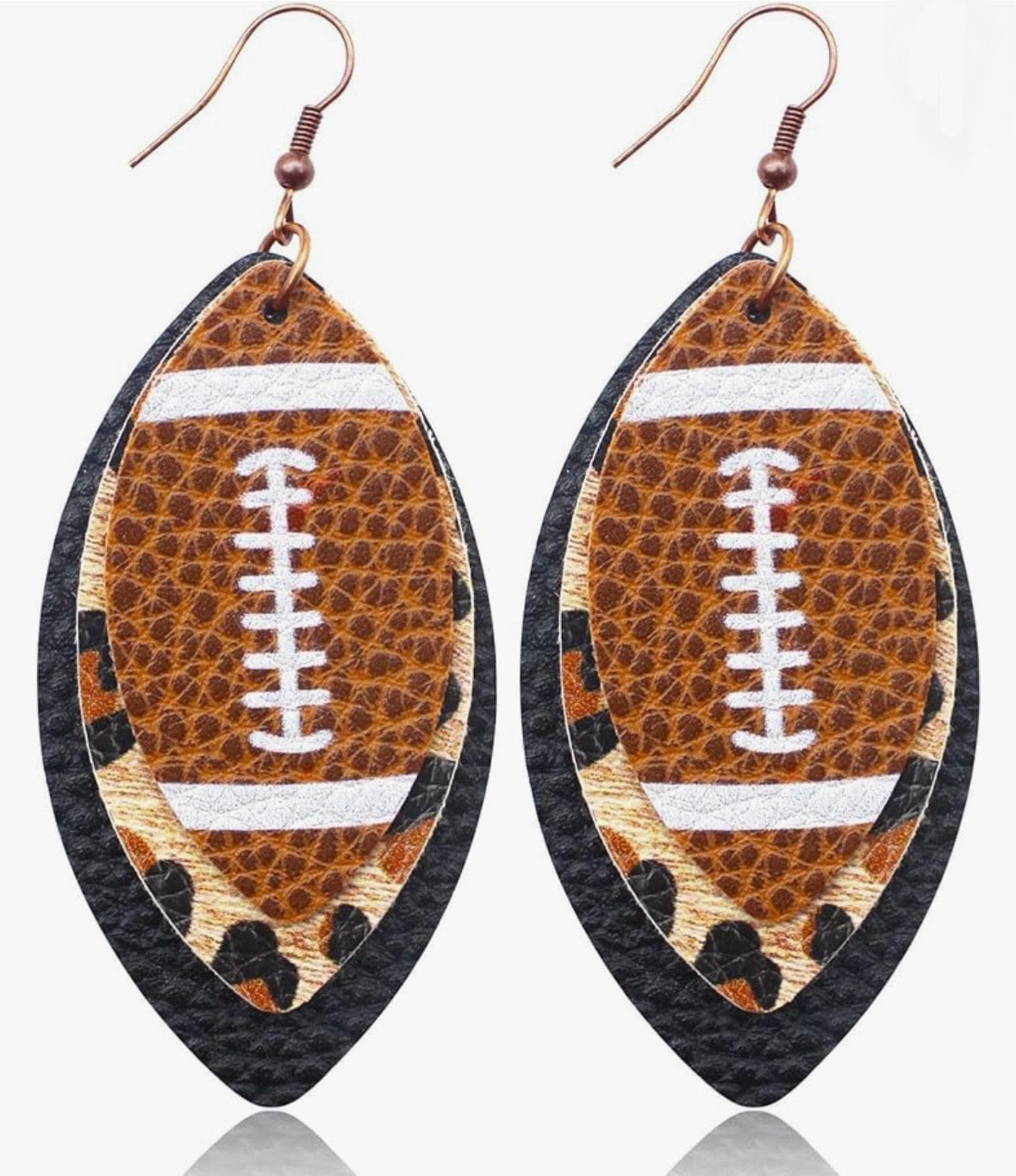 Football Drop Earrings