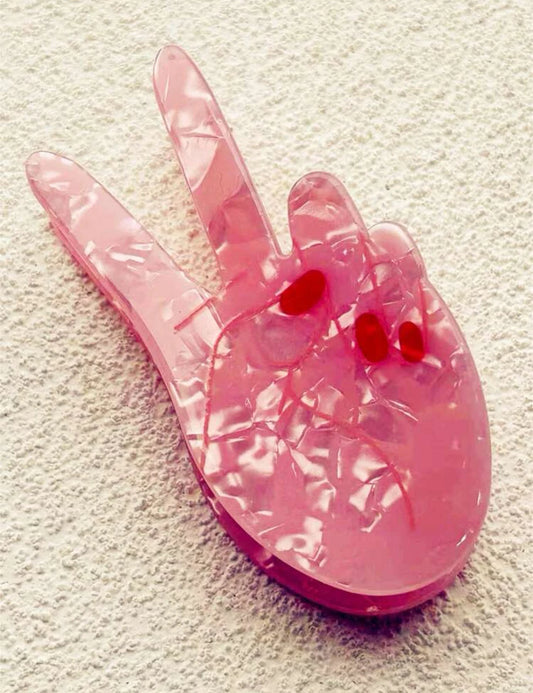 Peace Hair Clip