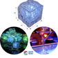 Pack of 6 LED Ice Cubes