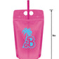 Malibu Barbie Plastic Drink Pouches