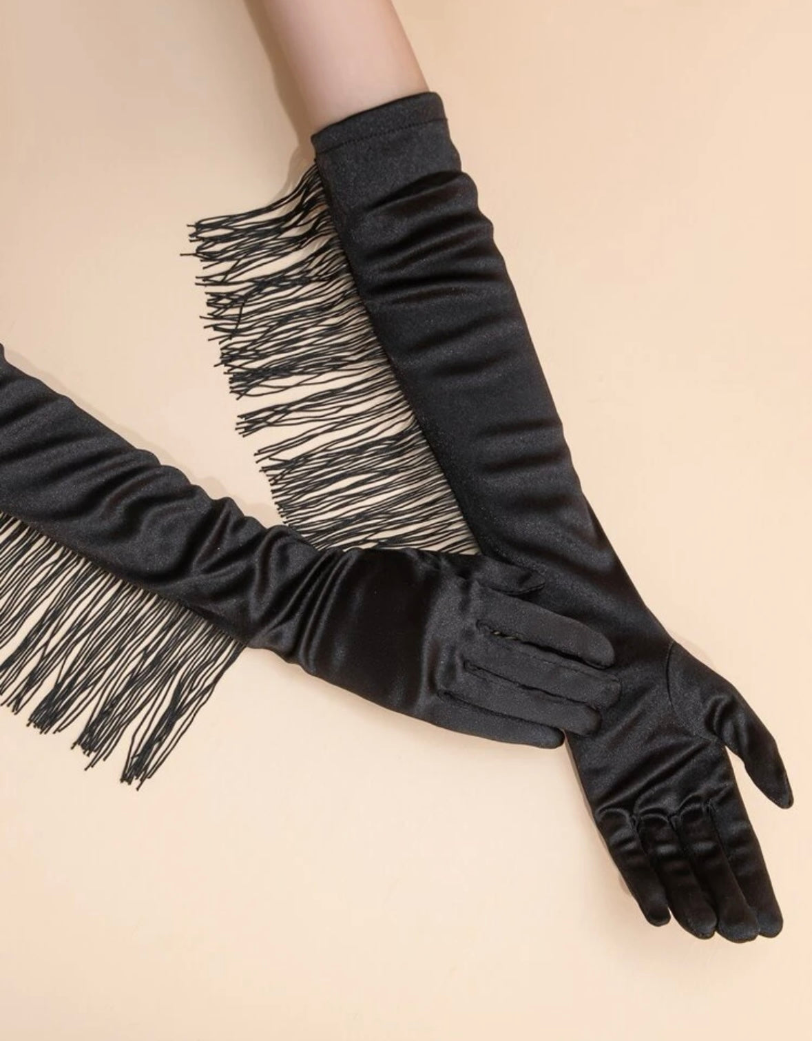 Long Fringe Gloves