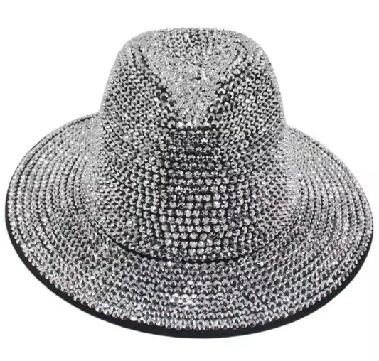 Rhinestone Fedora