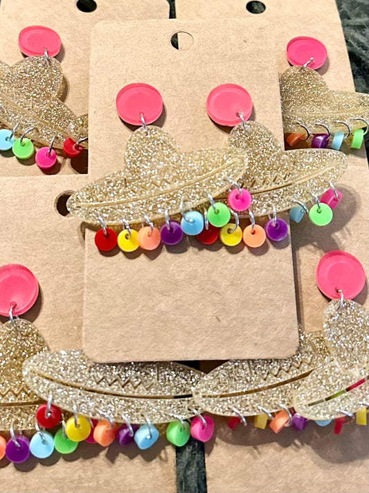 Spaceship Earrings