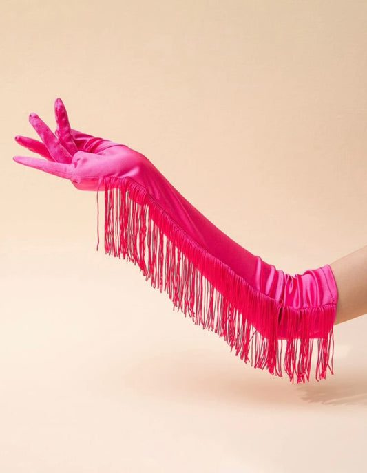 Long Fringe Gloves