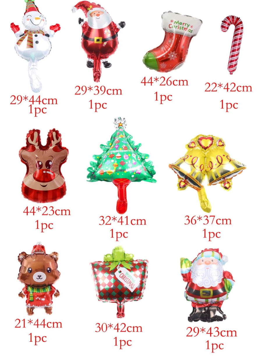 17” Holiday Balloons
