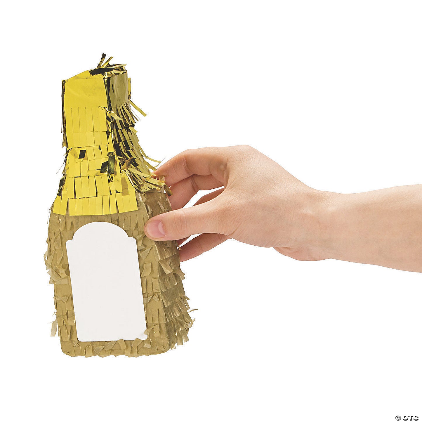 Mini Blank Champagne Piñata Decoration Pack of 2