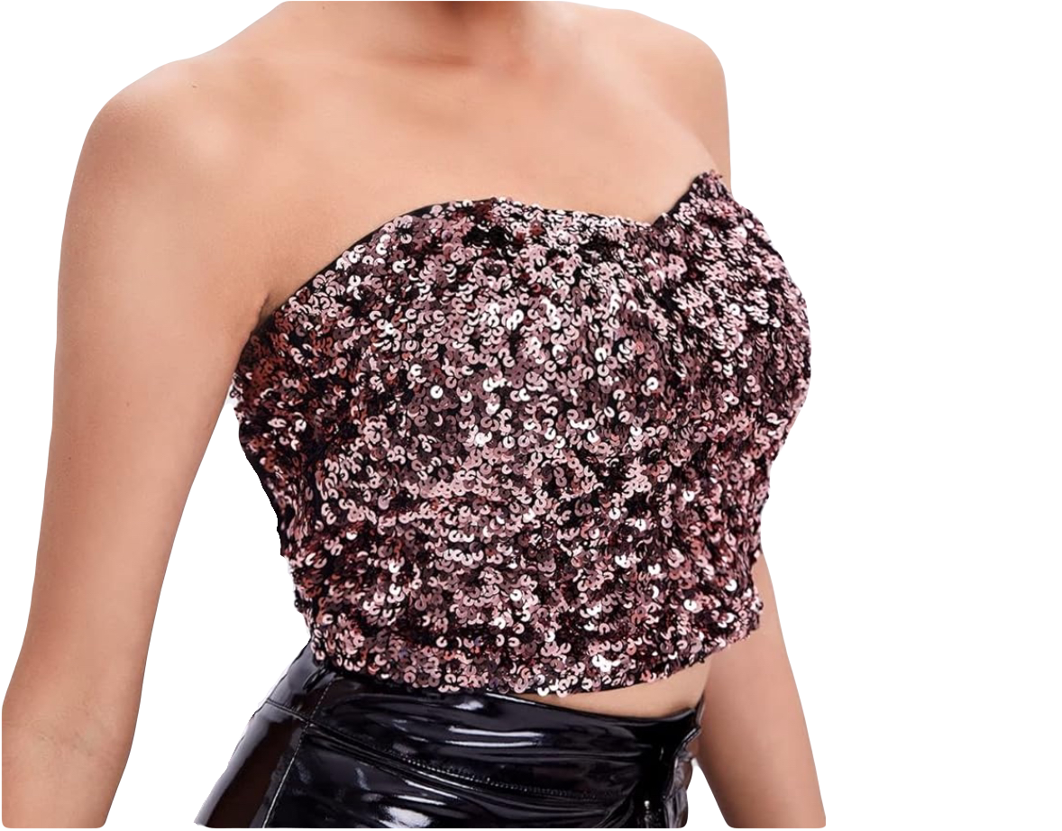 Sequin Tube Top