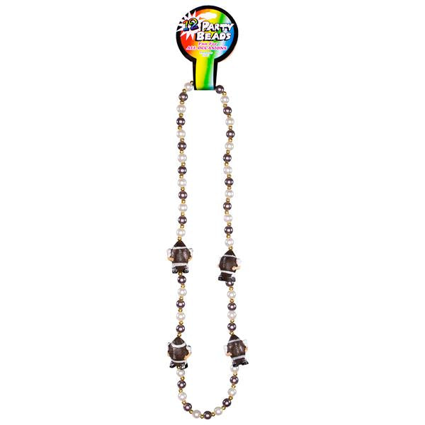 Football Player Bead Necklace