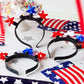 LED Patriotic Stars Mohawk Headband
