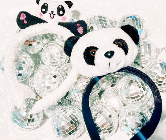 Panda Head Headband