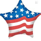 Foil American Flag Balloon