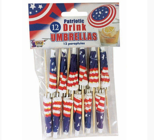 Patriotic Drink Umbrellas