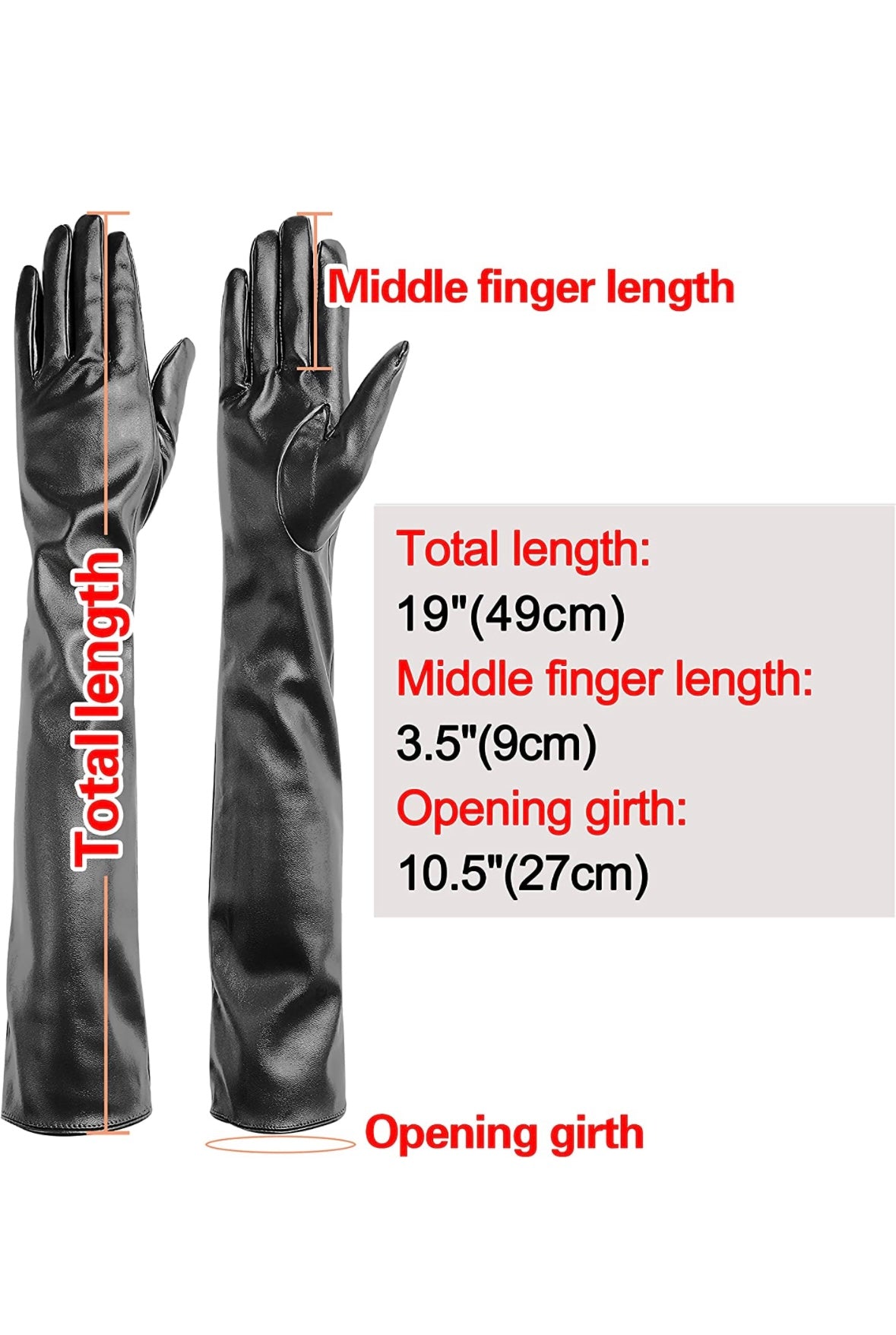 Pleather Gloves
