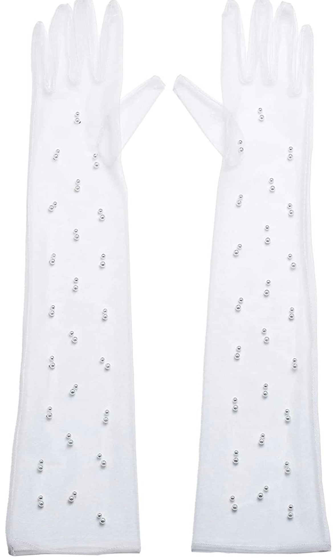 Pearl Mesh Gloves
