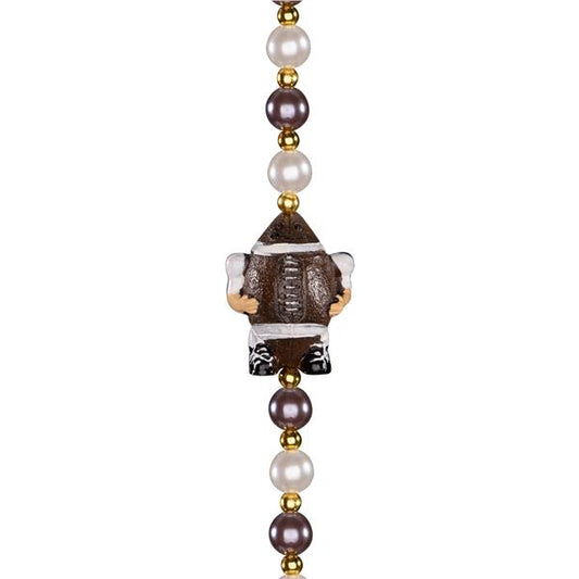 Football Player Bead Necklace