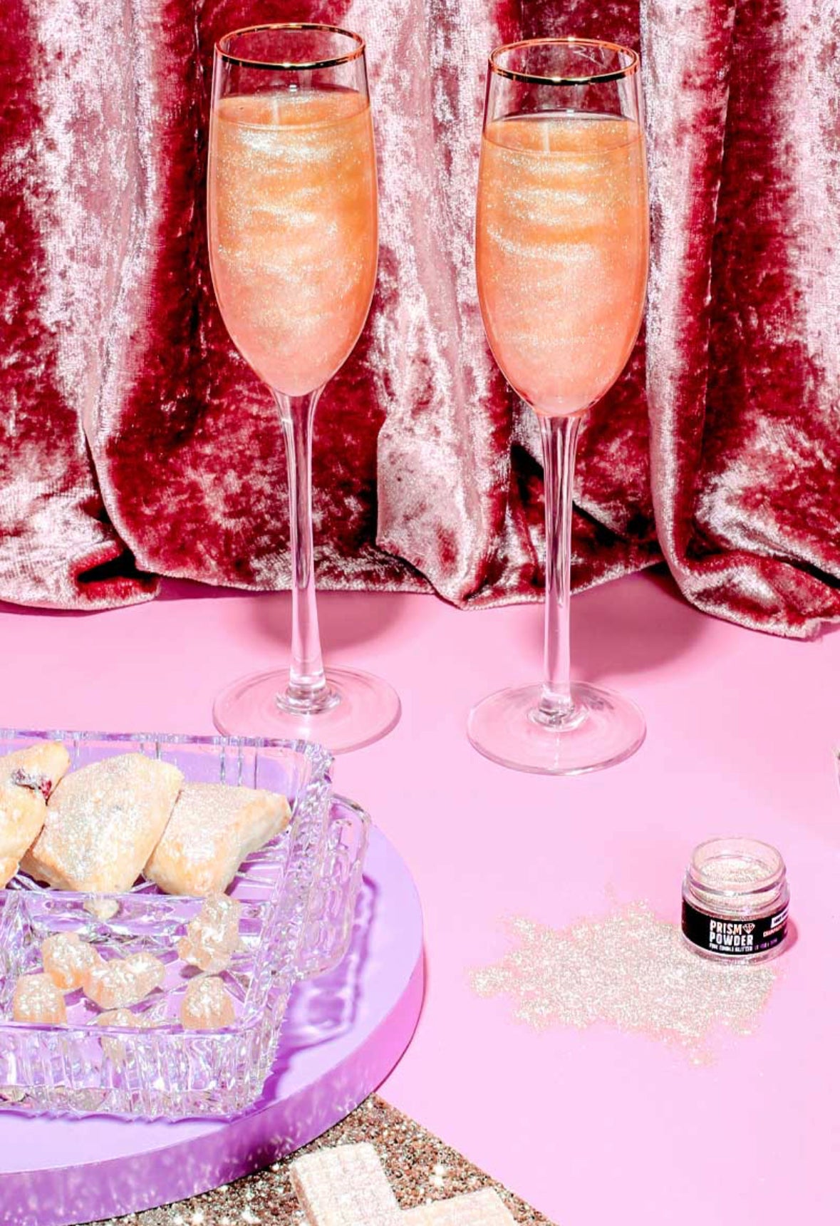 Champagne Rose Gold Edible Glitter