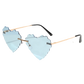 Rimless Heart Glasses