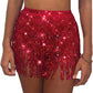 Sequin Fringe Skirt