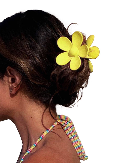 Flower Design Hair Claw