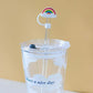 Rainbow Straw Cap