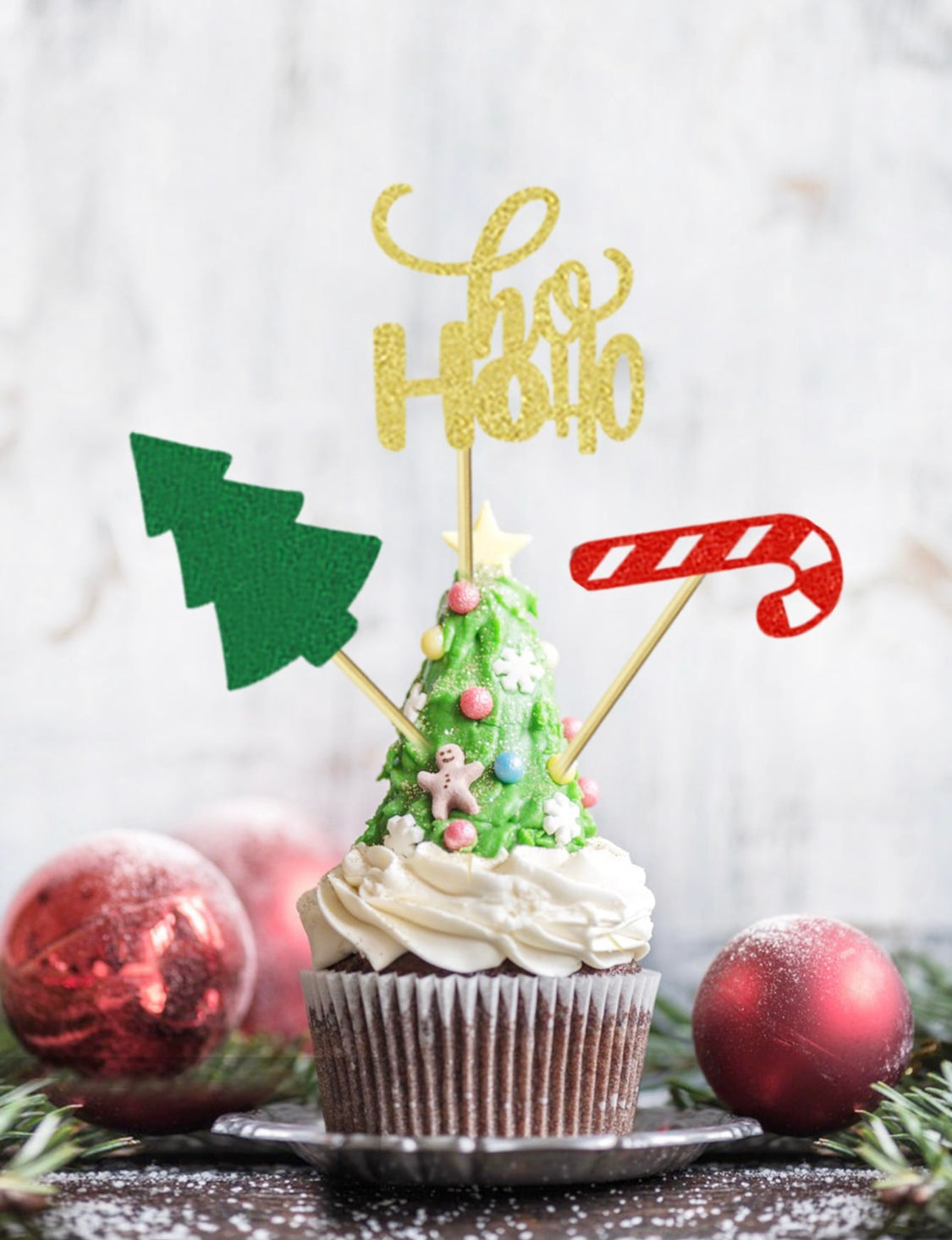 Variety Holiday Cake Toppers