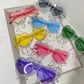 Heart Rhinestone Tassel Glasses