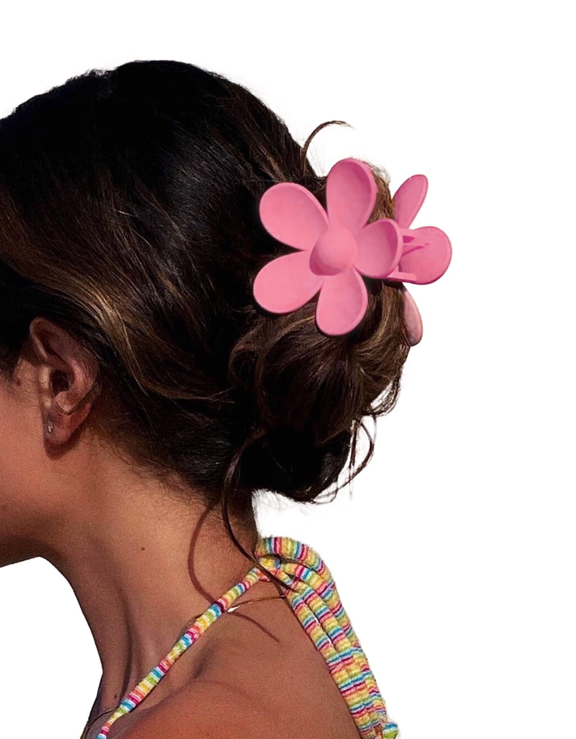 Flower Design Hair Claw