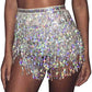 Sequin Fringe Skirt