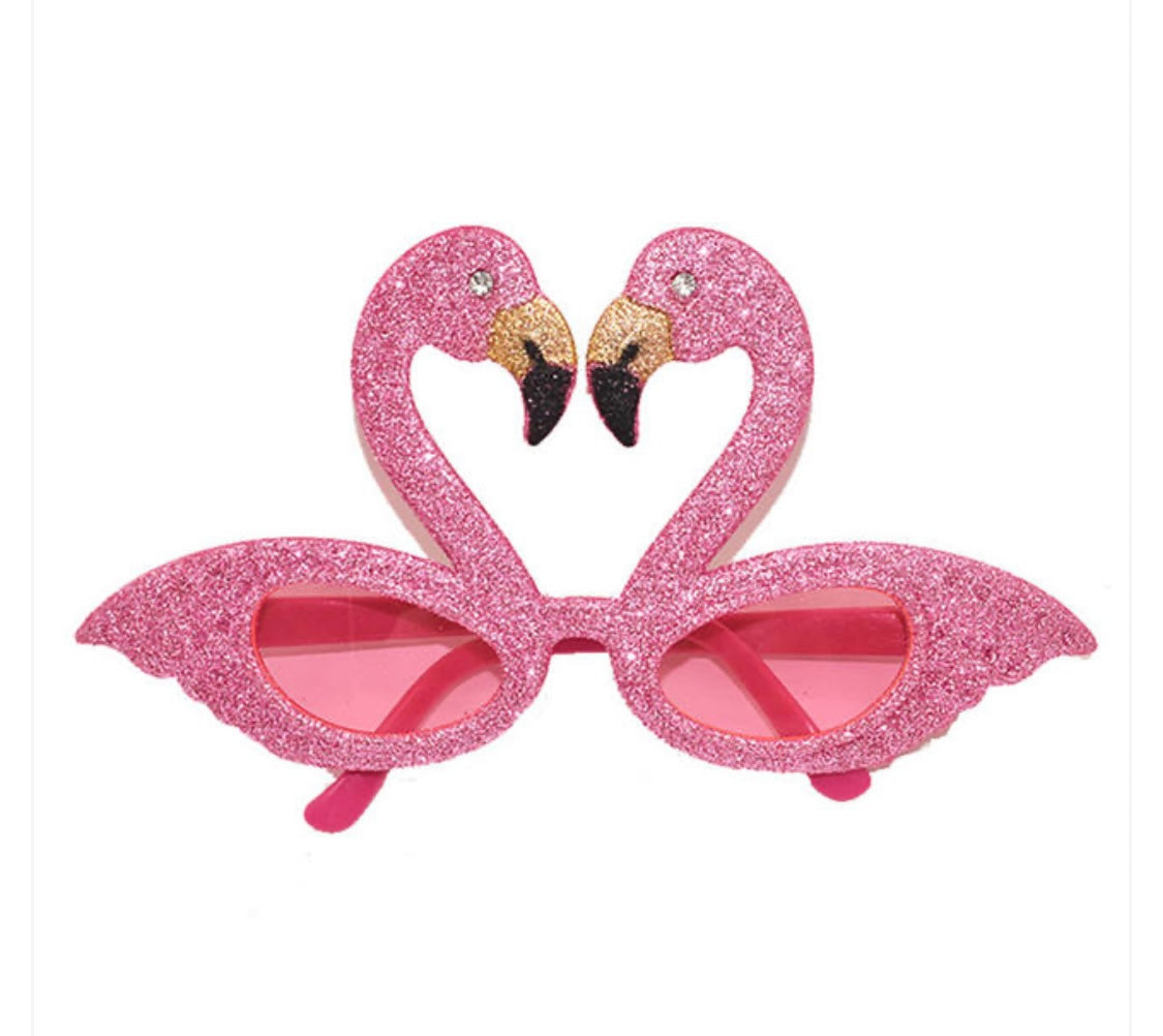 Glittery Flamingo Sunnies