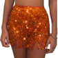 Sequin Fringe Skirt