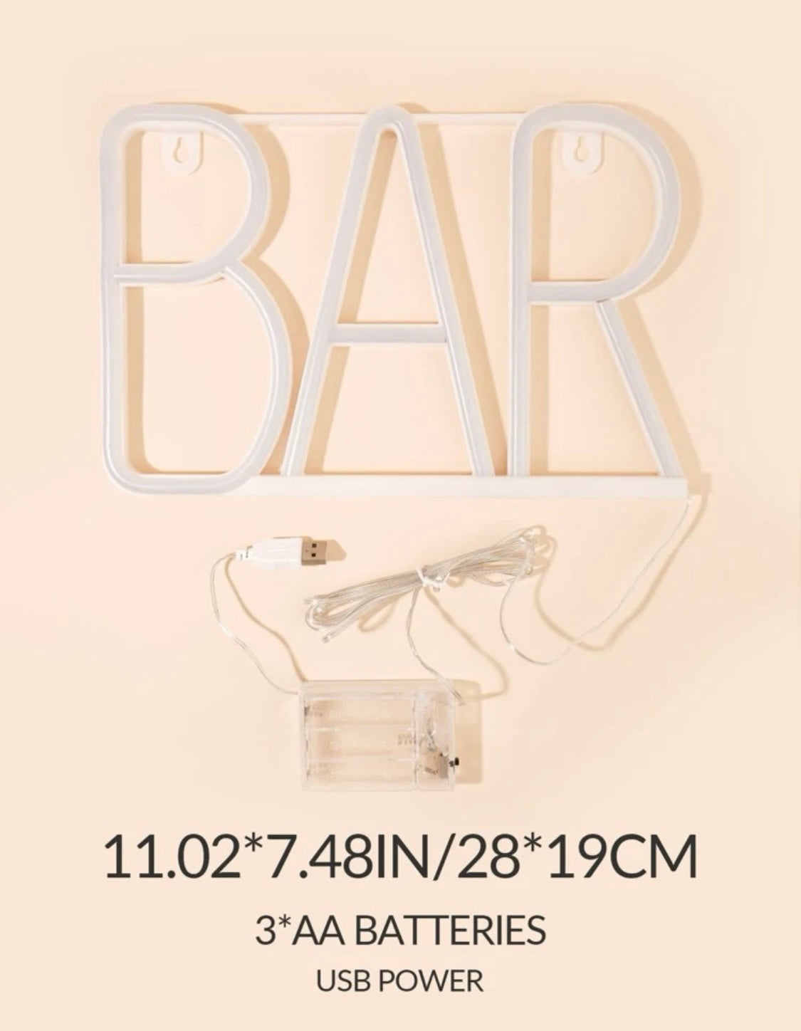BAR Neon Sign