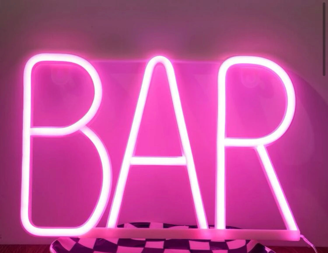BAR Neon Sign