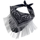 Rhinestone Tassel Bandana