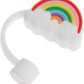 Rainbow Straw Cap