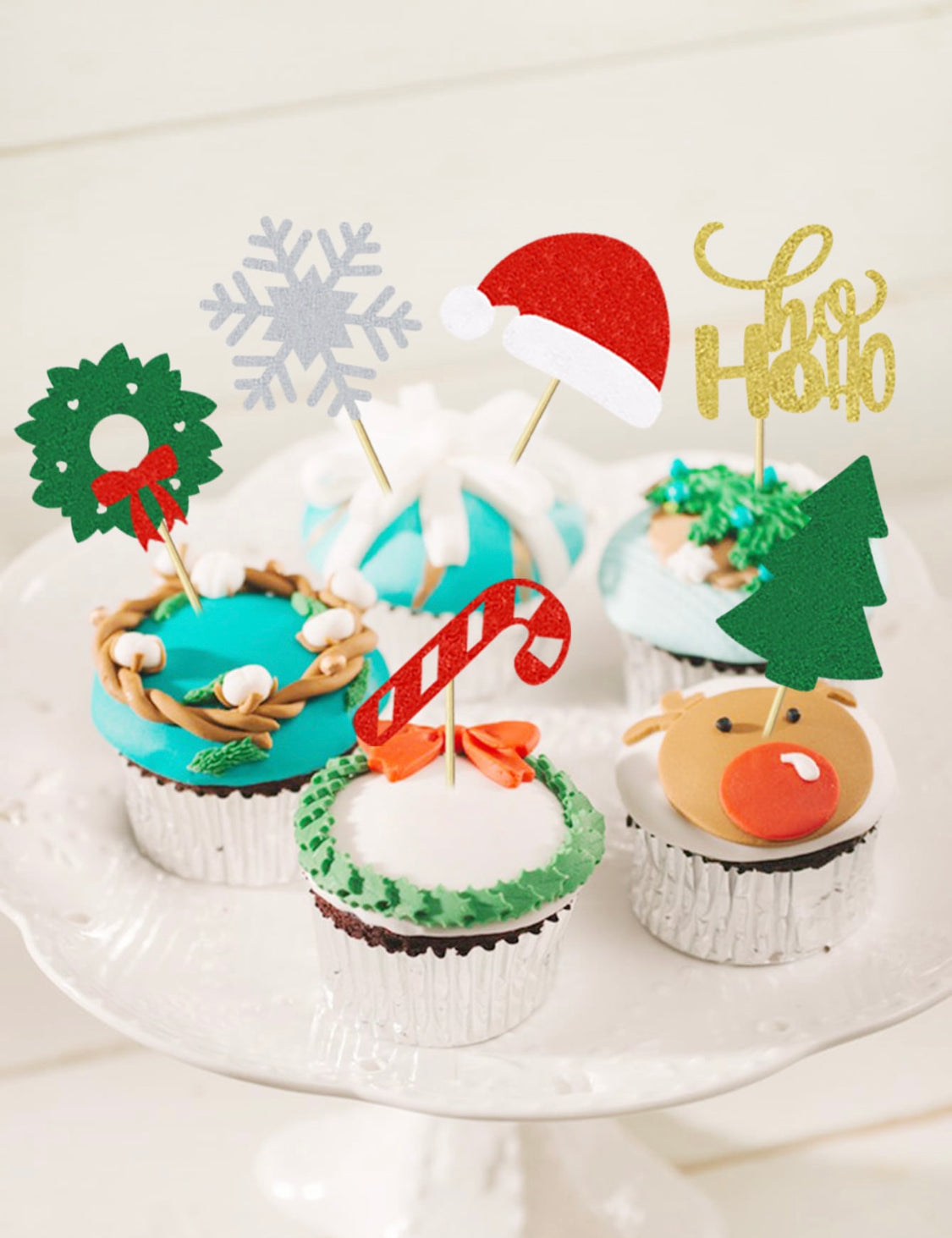 Variety Holiday Cake Toppers