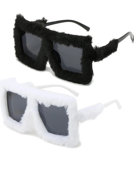 Fuzzy Square Sunnies