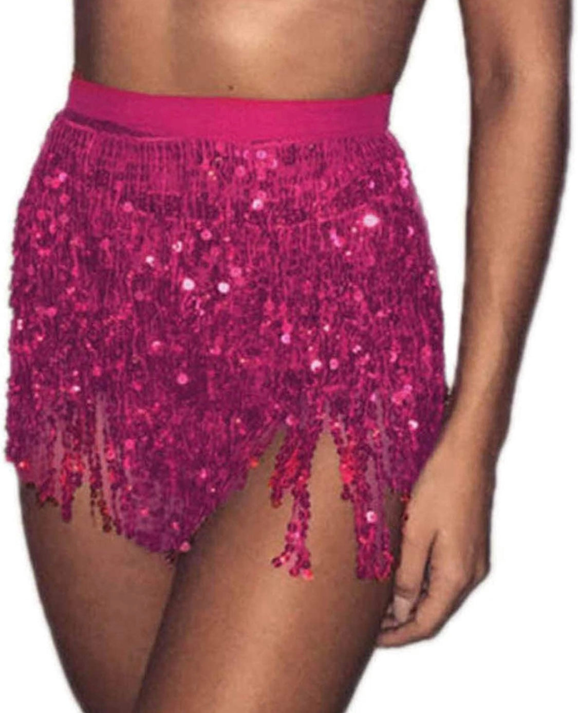 Sequin Fringe Skirt