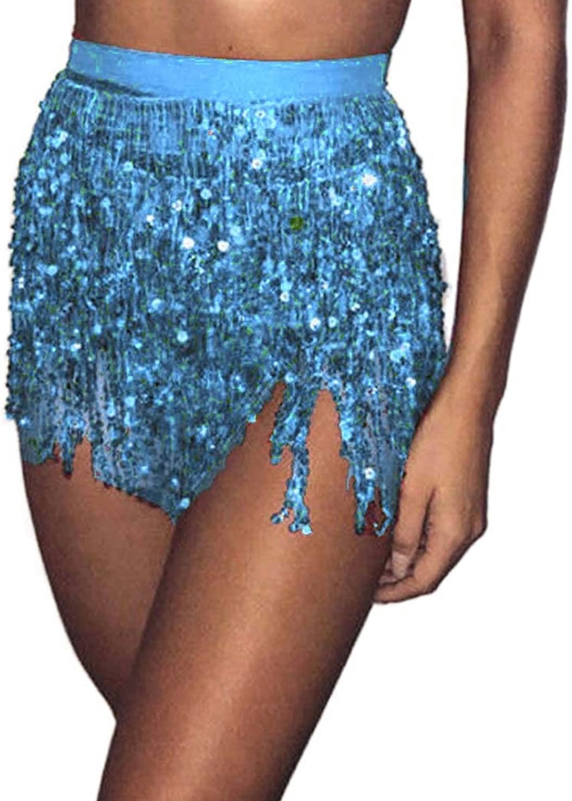 Sequin Fringe Skirt